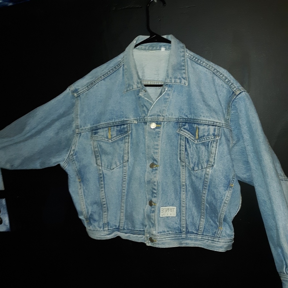 Vintage 90s Espirit Jean Jacket Size L